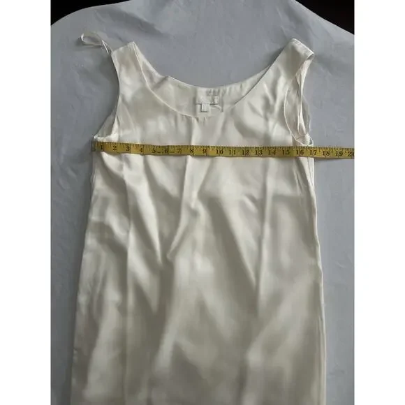 COS Lightweight Sleeveless Sheath Dress Womens Size 6 Ivory Classic Career - Picture 5 of 6